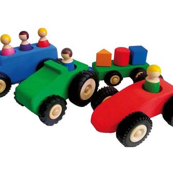Fahrzeug-Set mit Figuren